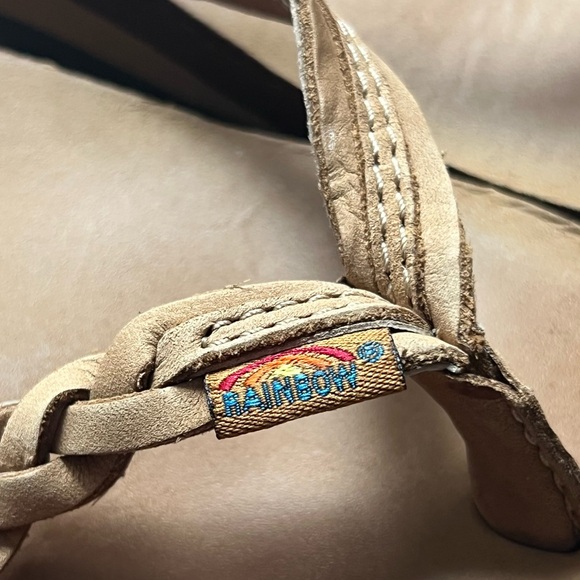 RAINBOW | Flirty Braidy Womens Flip Flops - Picture 5 of 11